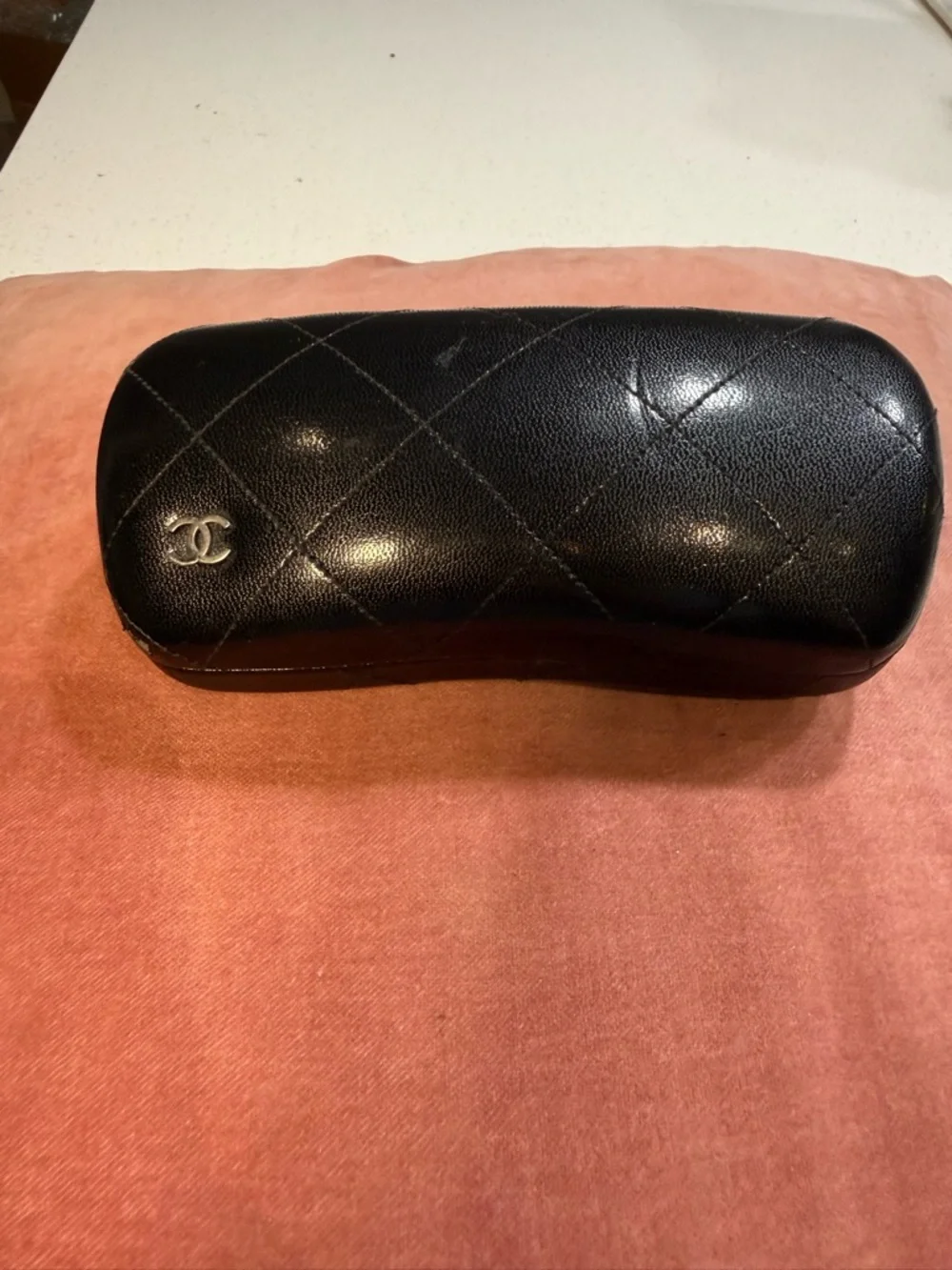 CHANEL Authentic Vintage Black Oversized Sunglasses with Silver Bows - Picture 7 of 12